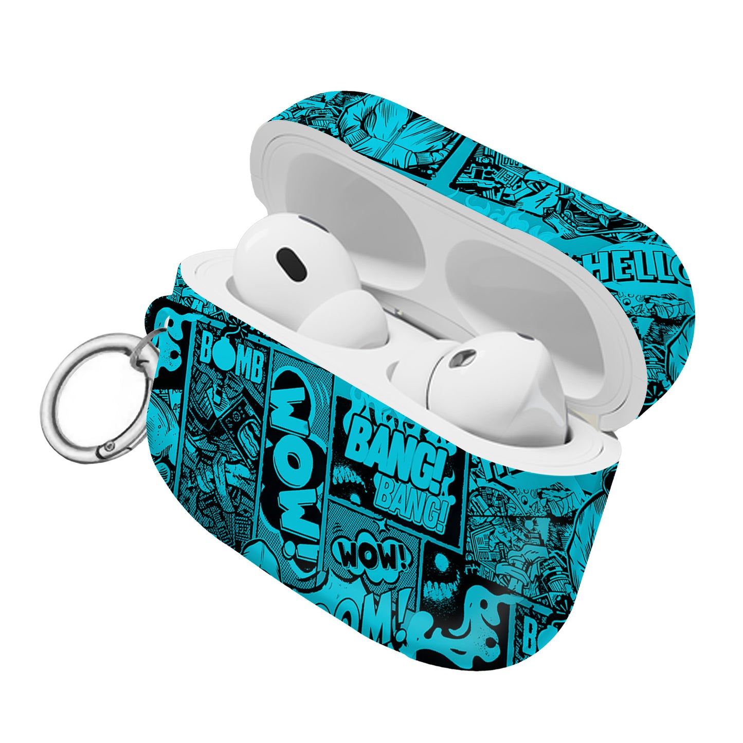 ¡BOOM! ¡BANG! ¡GUAU! 5 – Estuche para AirPods con estilo callejero de grafiti ANIME HUB