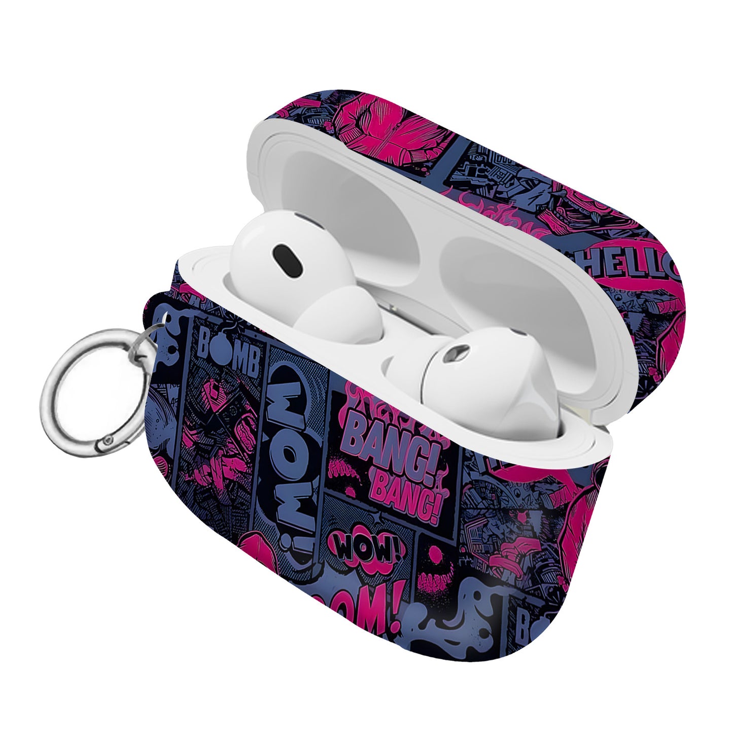 ¡BOOM! ¡BANG! ¡GUAU! 7 – Estuche para AirPods con estilo callejero de grafiti ANIME HUB