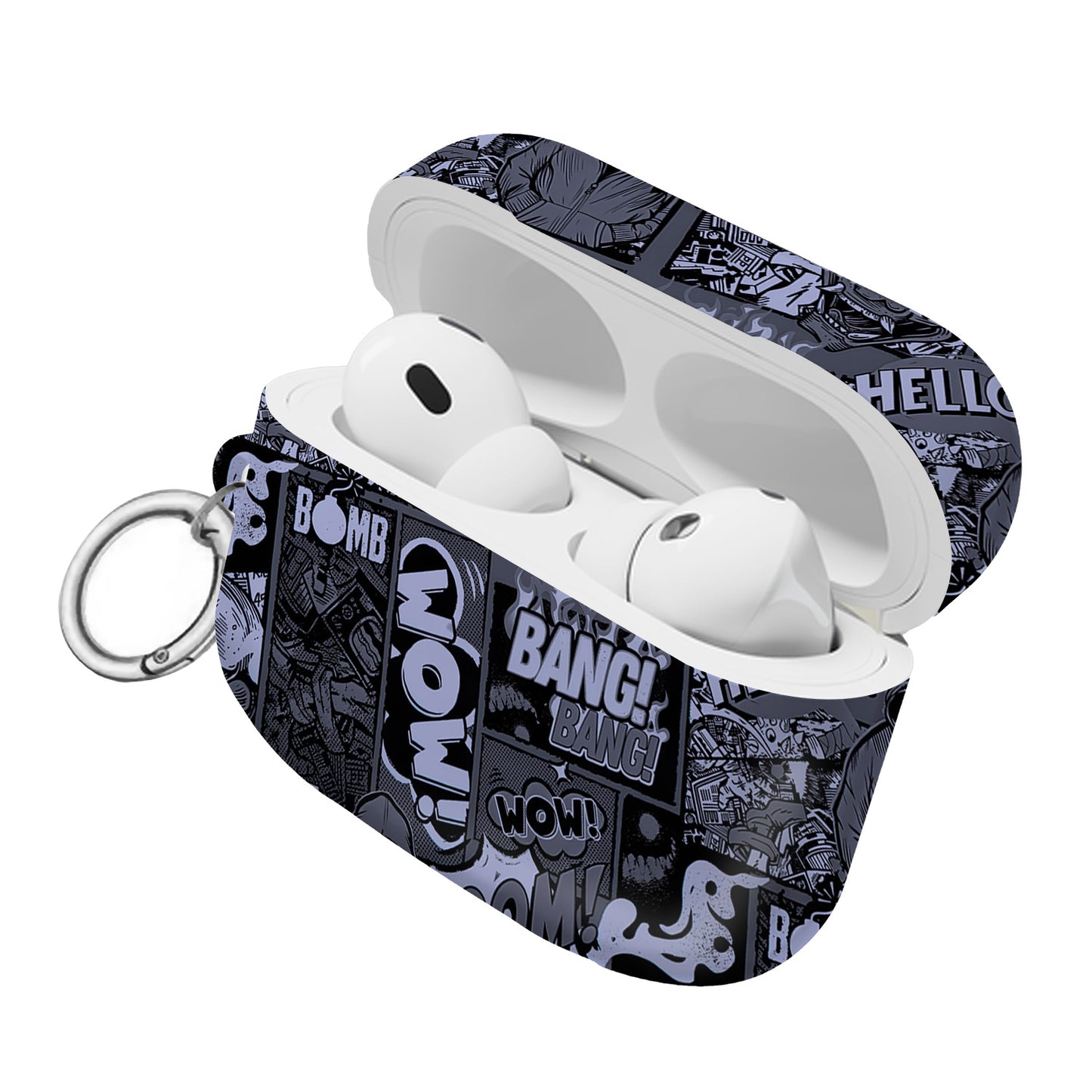 ¡BOOM! ¡BANG! ¡GUAU! 3 – Estuche para AirPods con estilo callejero de grafiti ANIME HUB