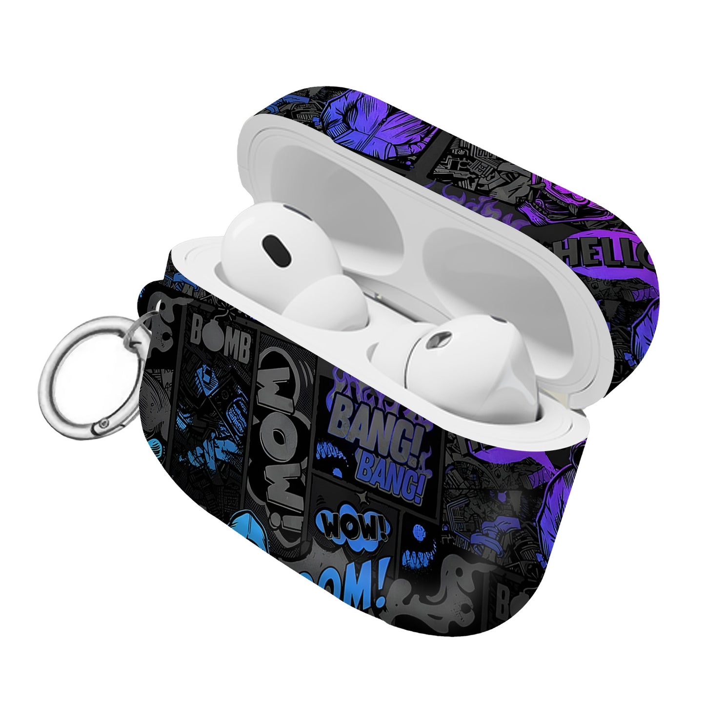 ¡BOOM! ¡BANG! ¡GUAU! 1 – Estuche para AirPods con estilo callejero de grafiti ANIME HUB