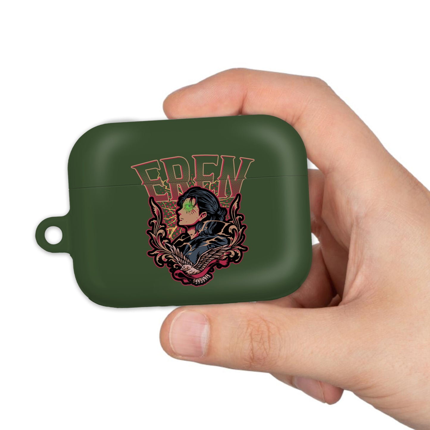 Funda para AirPods de Anime de Eren Attack on Titan 2 - ANIME HUB