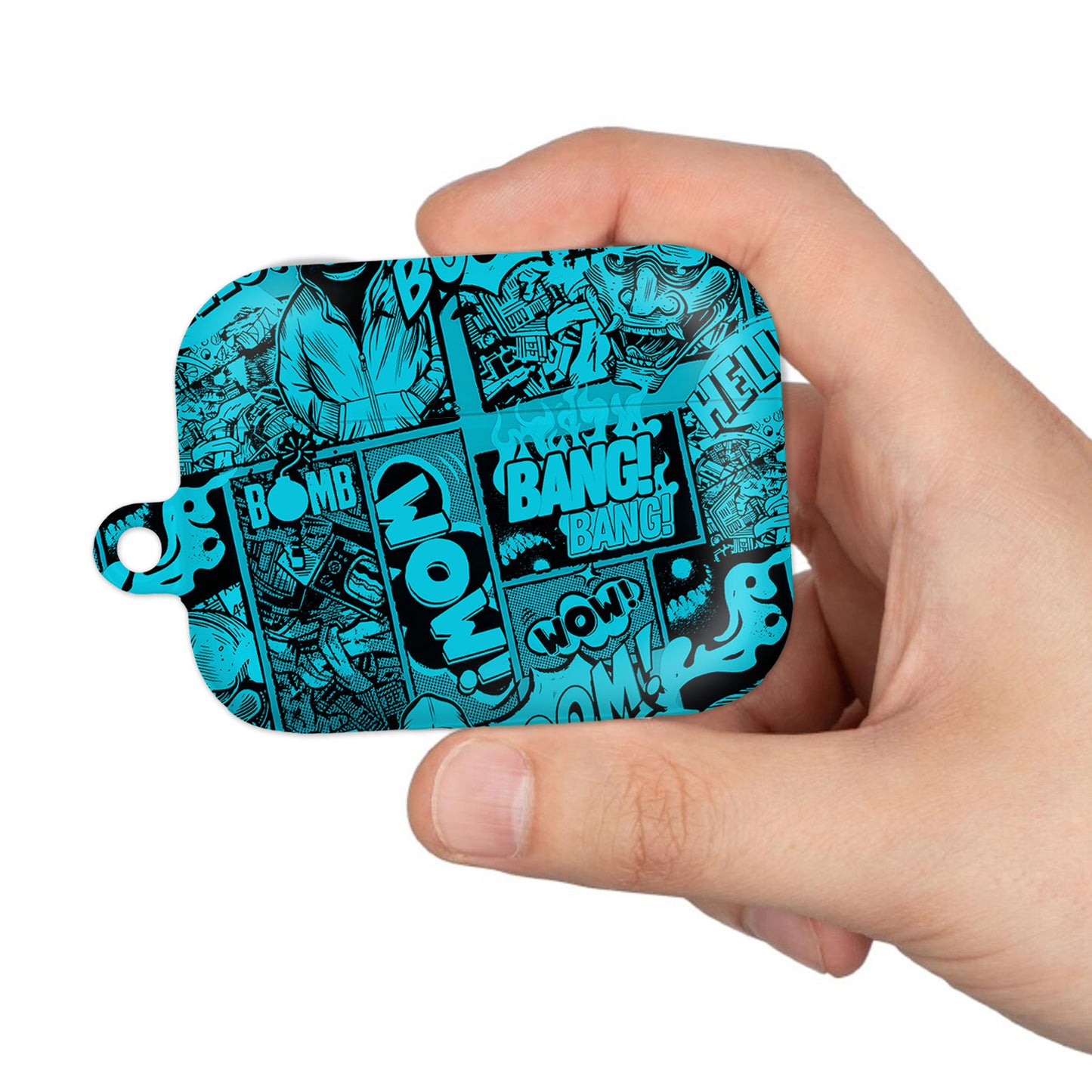 ¡BOOM! ¡BANG! ¡GUAU! 5 – Estuche para AirPods con estilo callejero de grafiti ANIME HUB