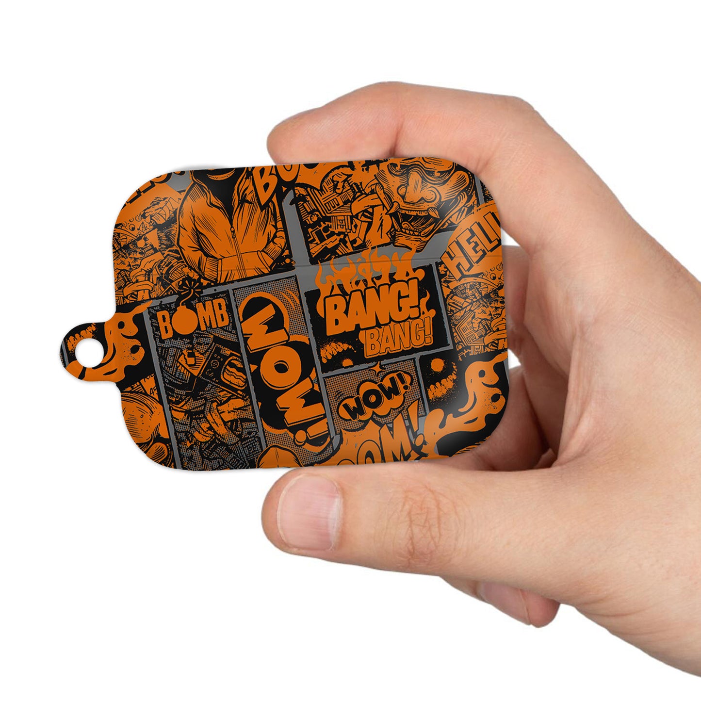 ¡BOOM! ¡BANG! ¡GUAU! 6 – Estuche para AirPods con estilo callejero de grafiti ANIME HUB
