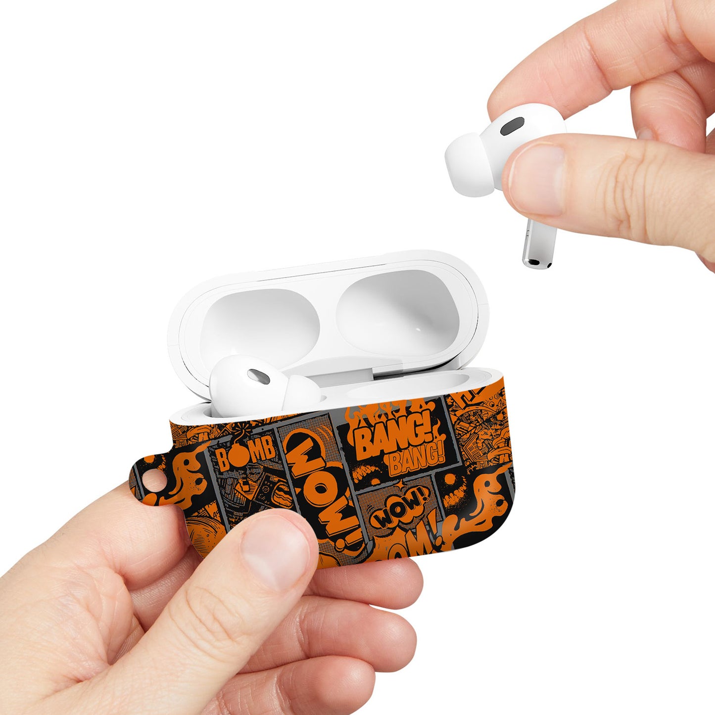 ¡BOOM! ¡BANG! ¡GUAU! 6 – Estuche para AirPods con estilo callejero de grafiti ANIME HUB