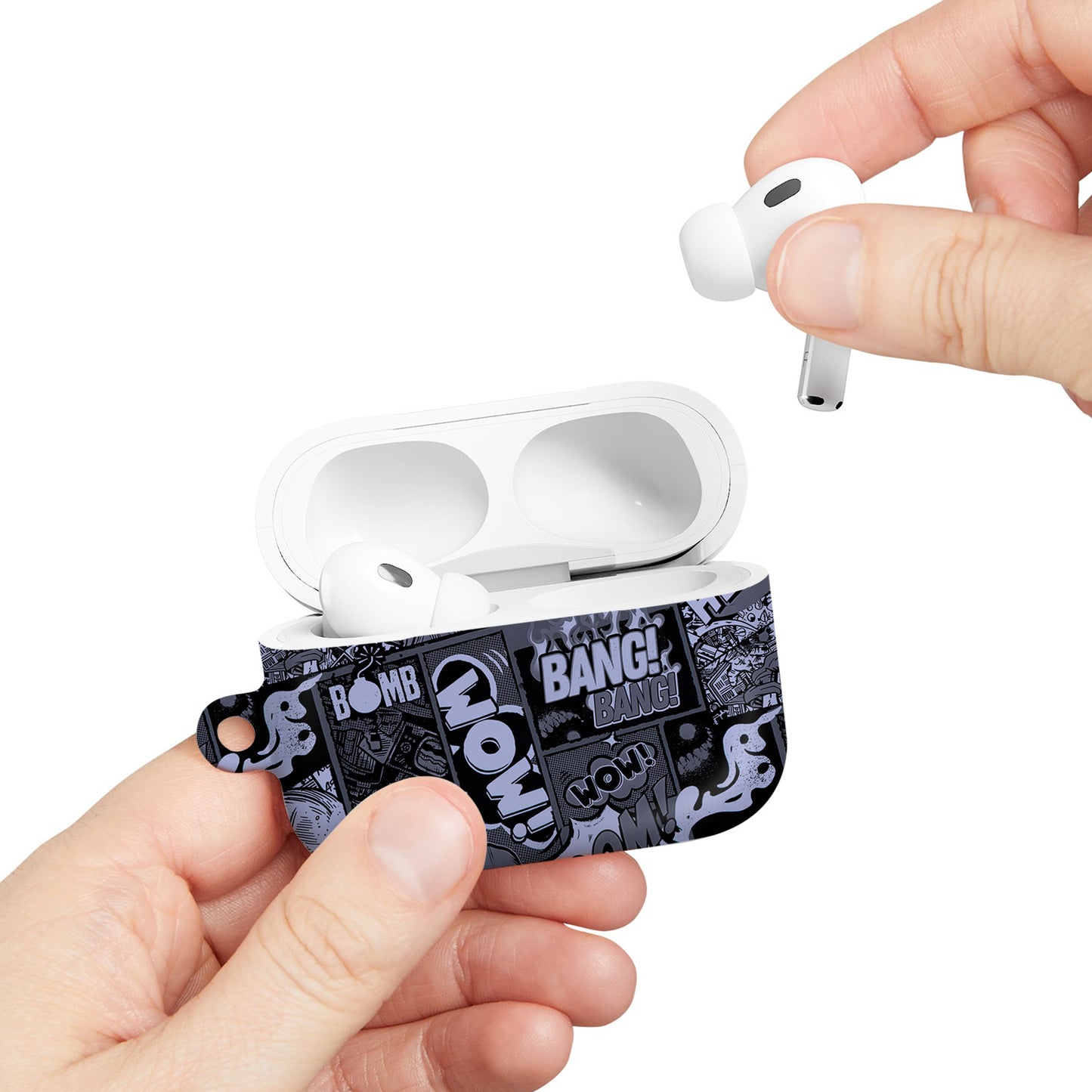 ¡BOOM! ¡BANG! ¡GUAU! 3 – Estuche para AirPods con estilo callejero de grafiti ANIME HUB