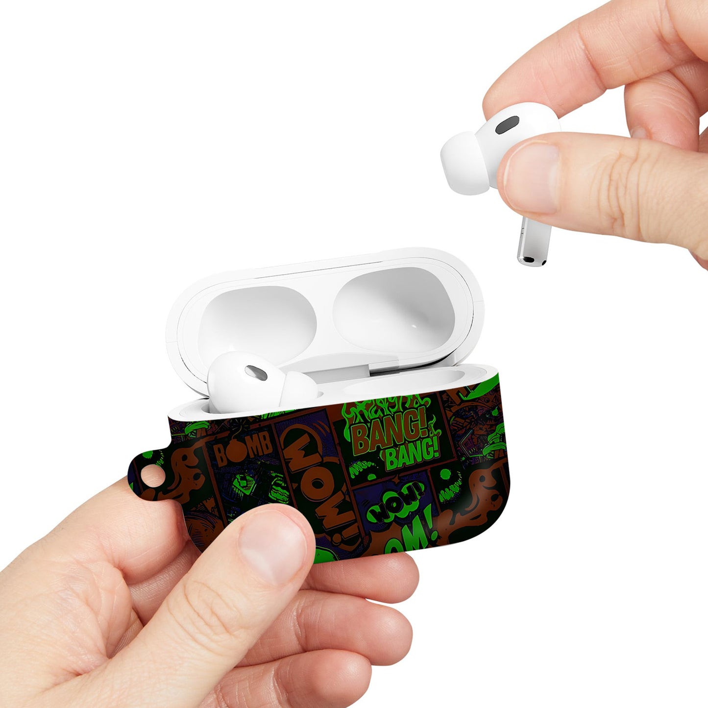 ¡BOOM! ¡BANG! ¡GUAU! 4 – Estuche para AirPods con estilo callejero de grafiti ANIME HUB
