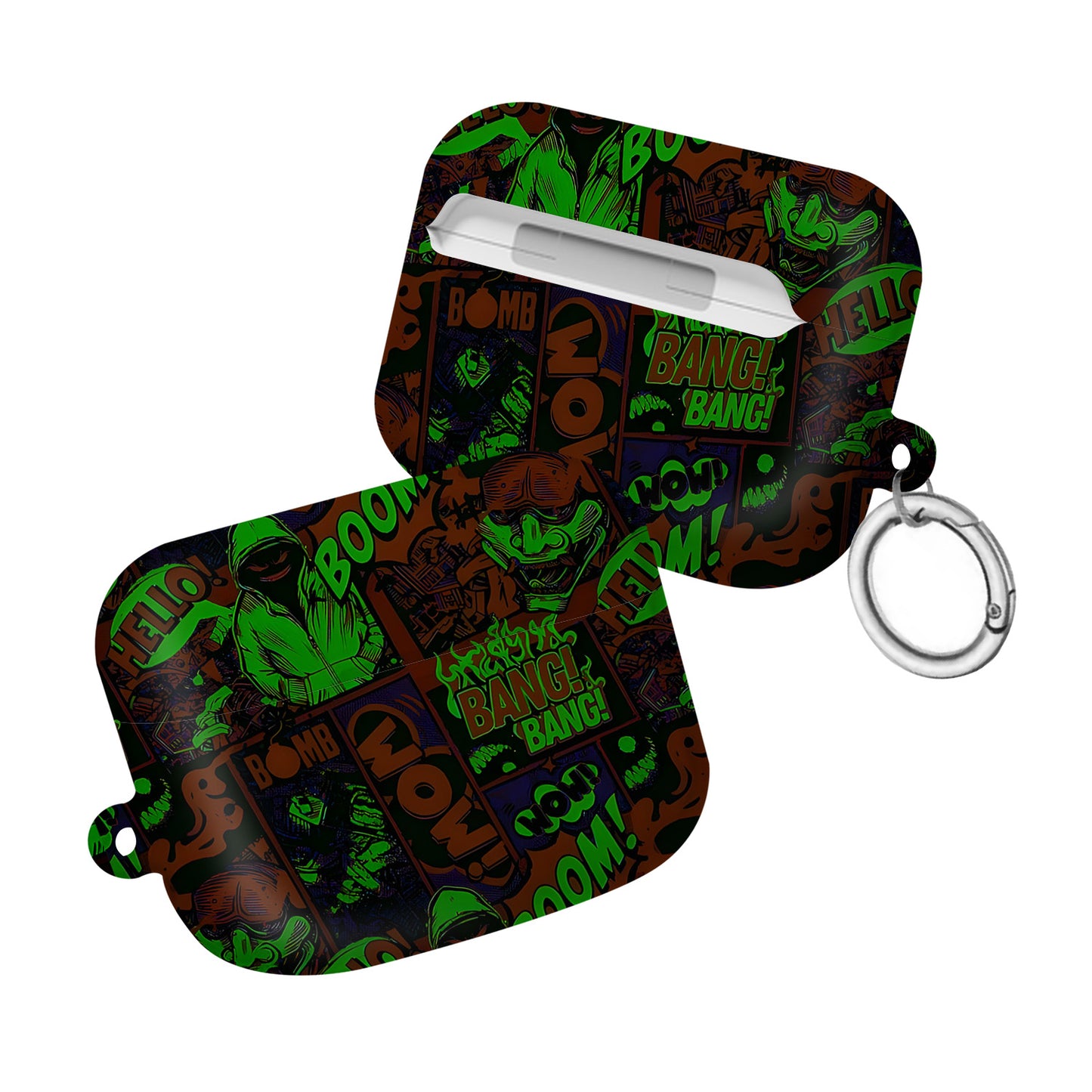 ¡BOOM! ¡BANG! ¡GUAU! 4 – Estuche para AirPods con estilo callejero de grafiti ANIME HUB