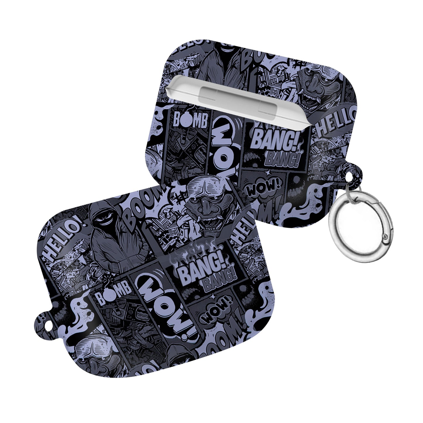 ¡BOOM! ¡BANG! ¡GUAU! 3 – Estuche para AirPods con estilo callejero de grafiti ANIME HUB