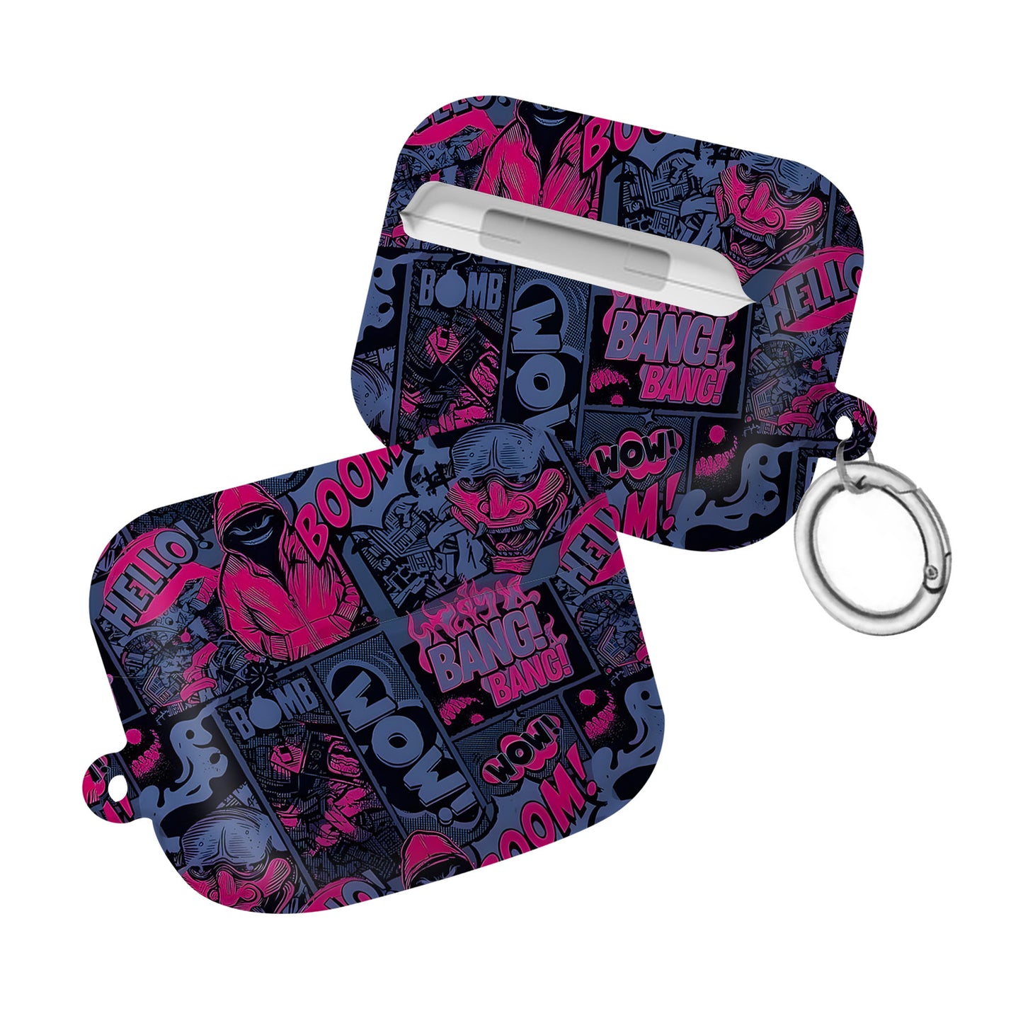 ¡BOOM! ¡BANG! ¡GUAU! 7 – Estuche para AirPods con estilo callejero de grafiti ANIME HUB