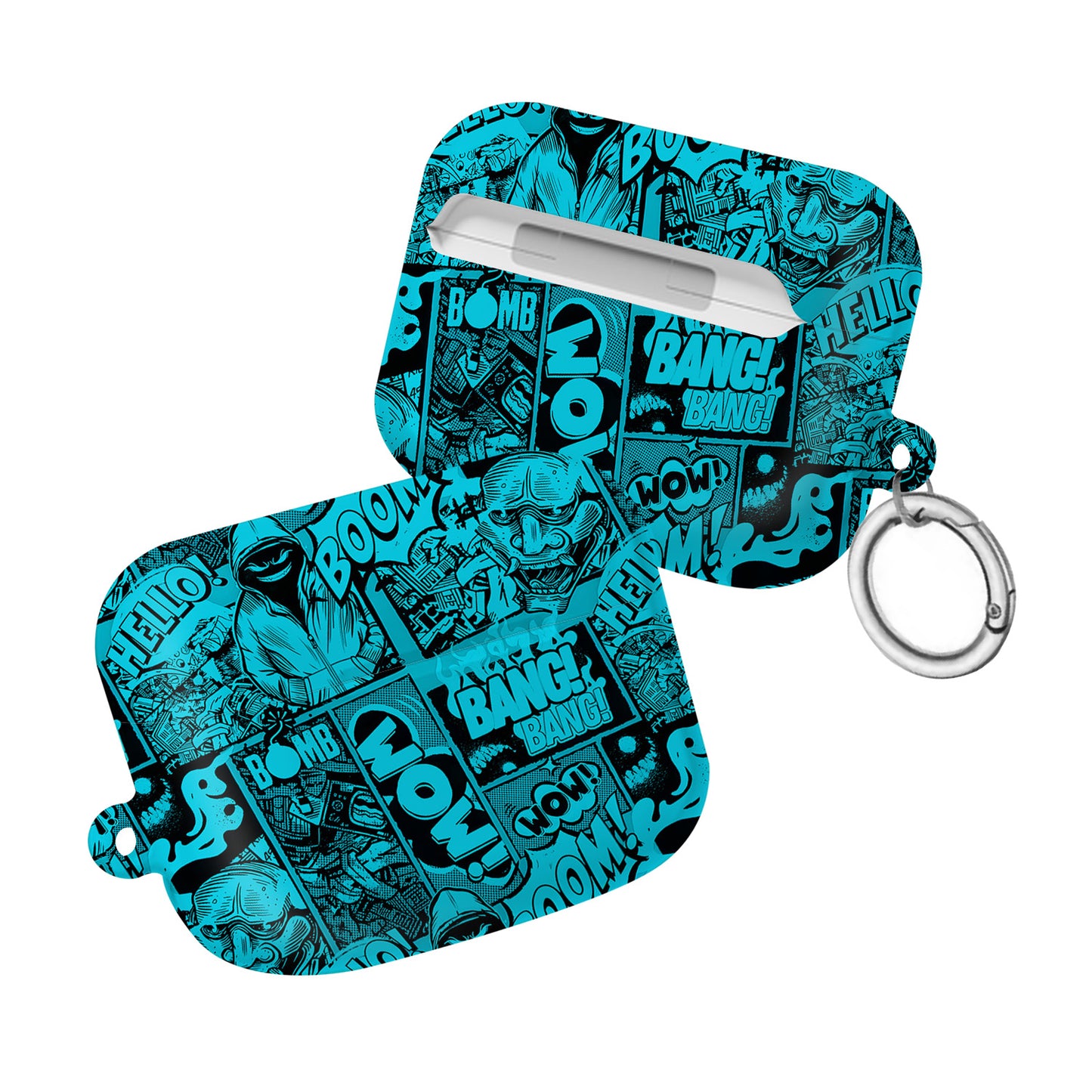 ¡BOOM! ¡BANG! ¡GUAU! 5 – Estuche para AirPods con estilo callejero de grafiti ANIME HUB