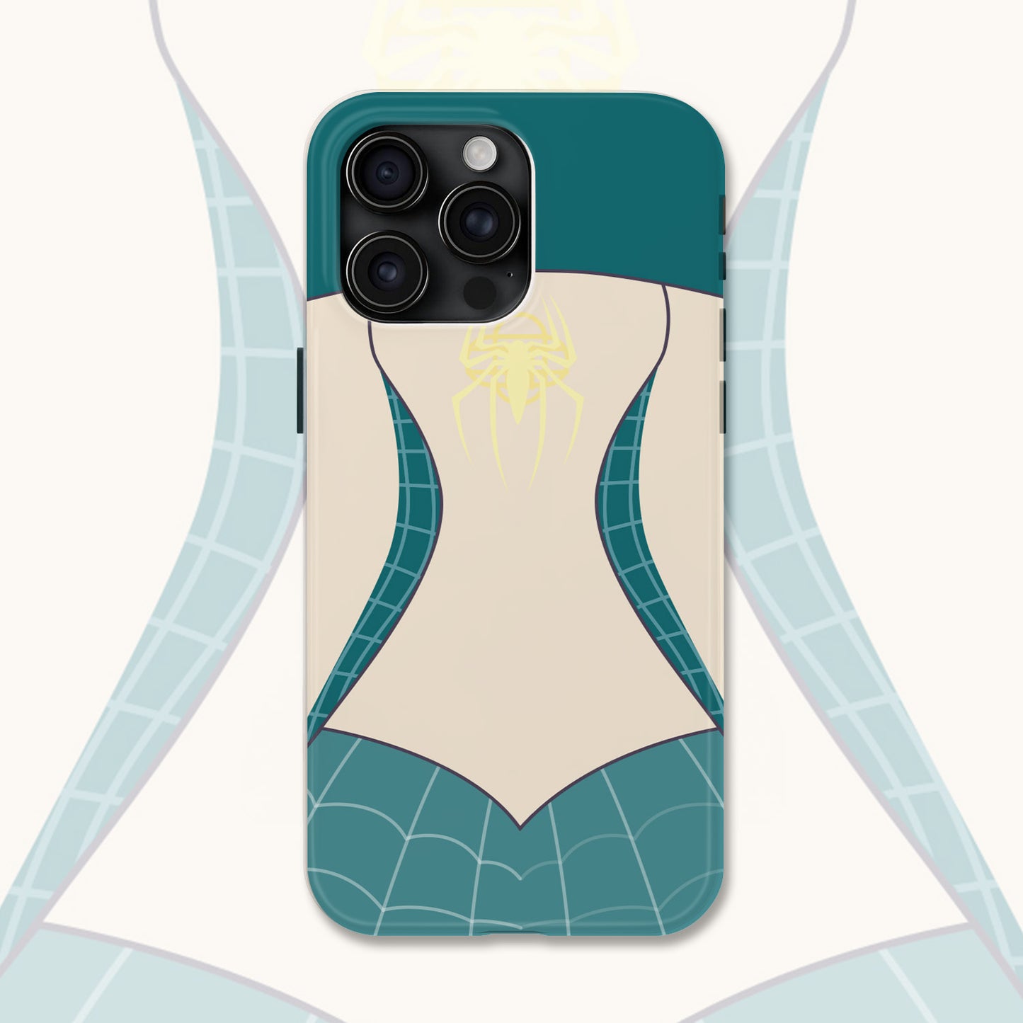 Spider-Gwen Inspired Phone Case 1 – Superhero Costume Design ANIME HUB