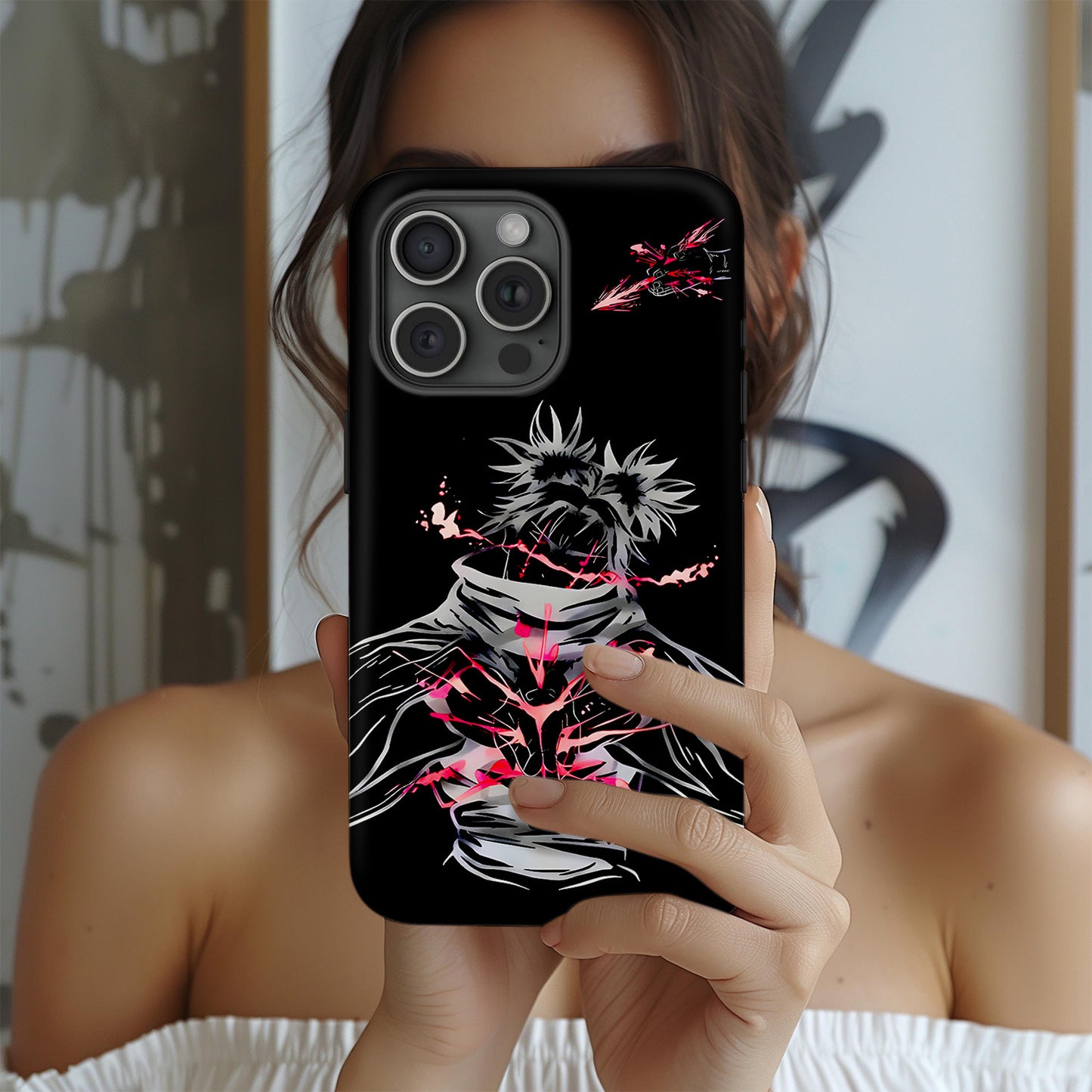 Jujutsu Kaisenn – Gojo Satoru Inspired Protective Cover Phone Case ANIME HUB