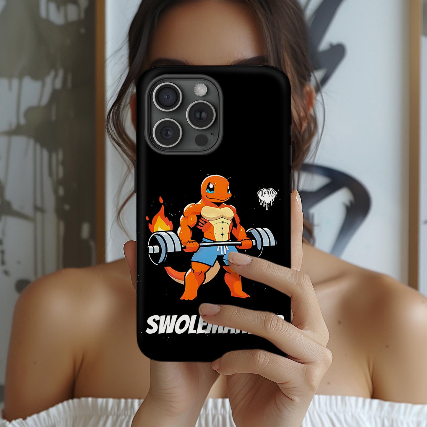 Pokemon Charmander Swolemander Phone Case – Anime Design ANIME HUB