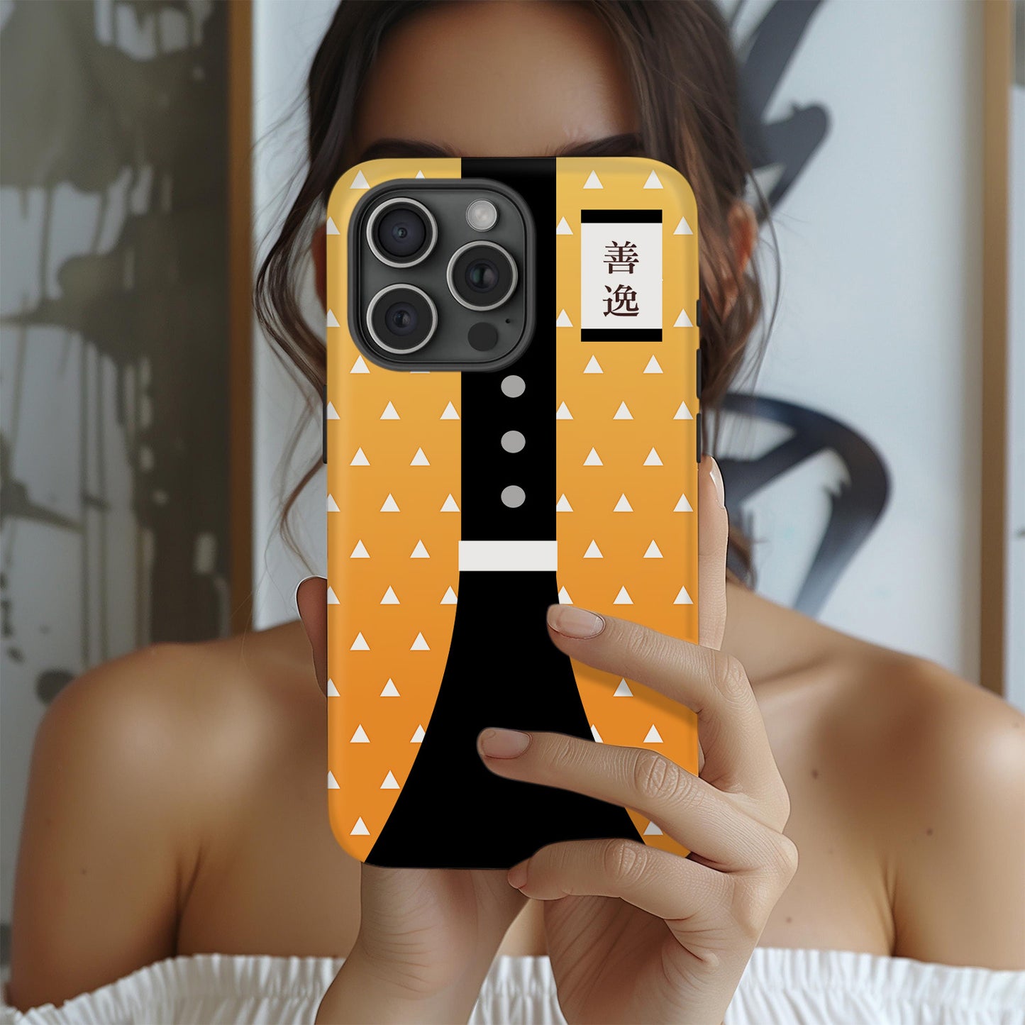 Demon Slayerr – Agatsuma Zenitsu 2 Phone Case ANIME HUB