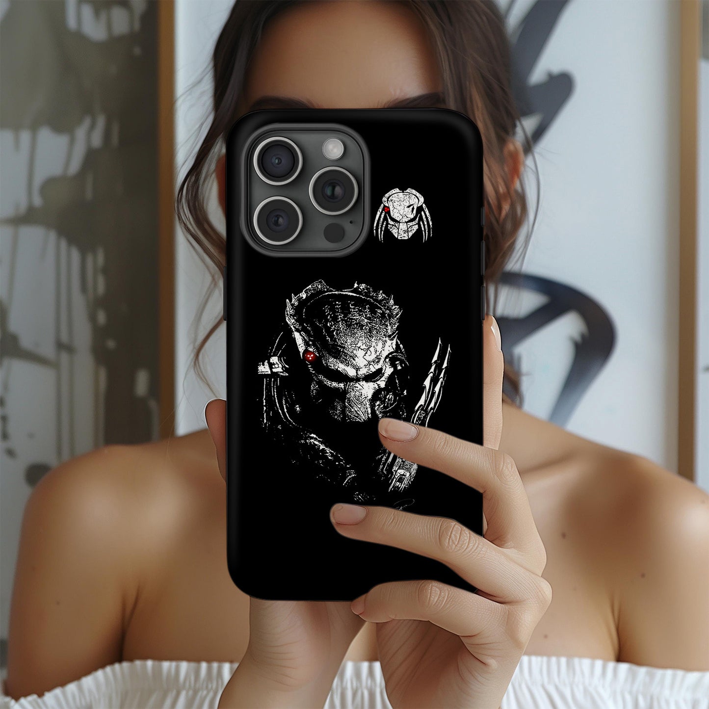Predatorr iPhone Case – Alien Hunter Sci-Fi Inspired Design ANIME HUB
