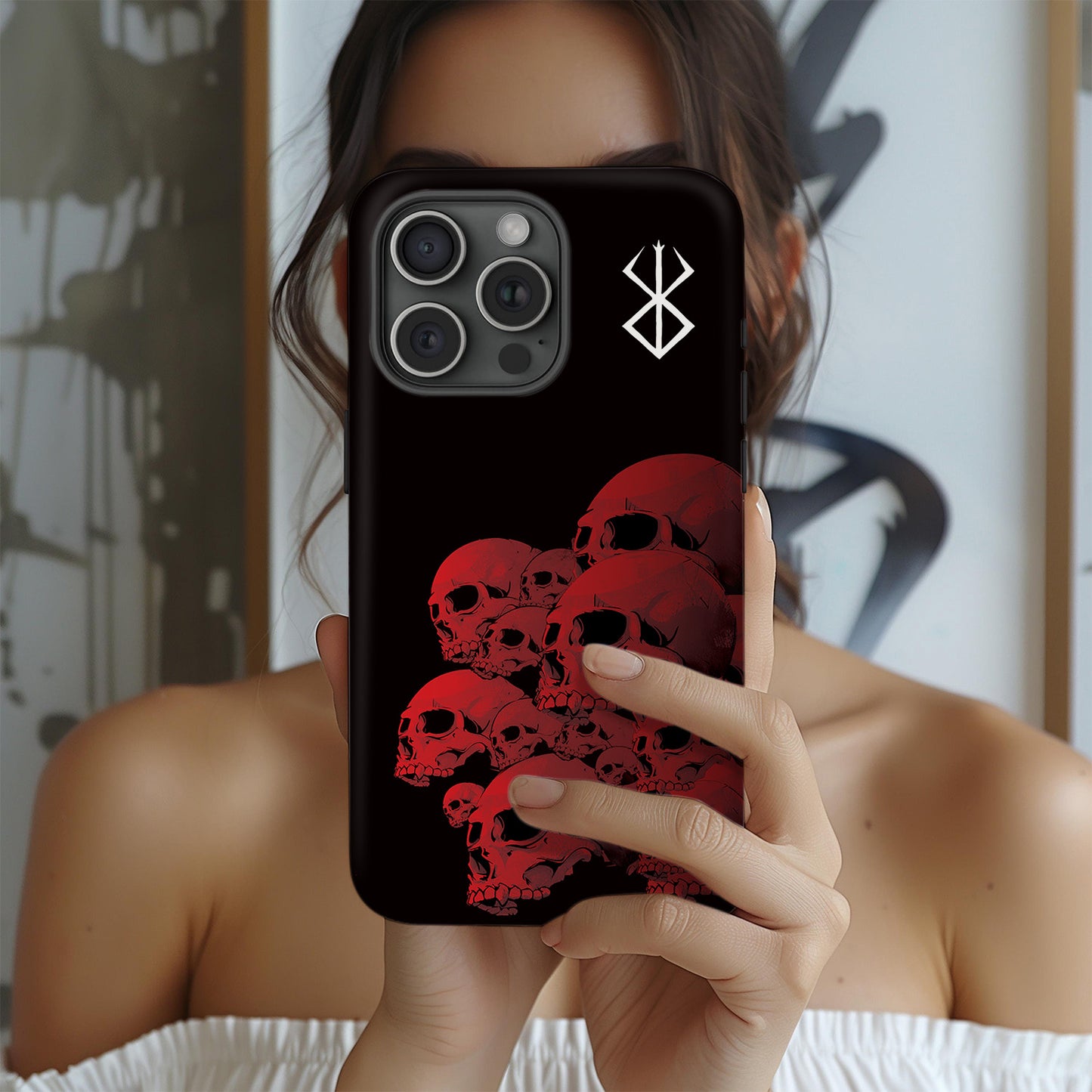 Berserk Manga Skull Phone Case 1 – Dark Anime Design ANIME HUB