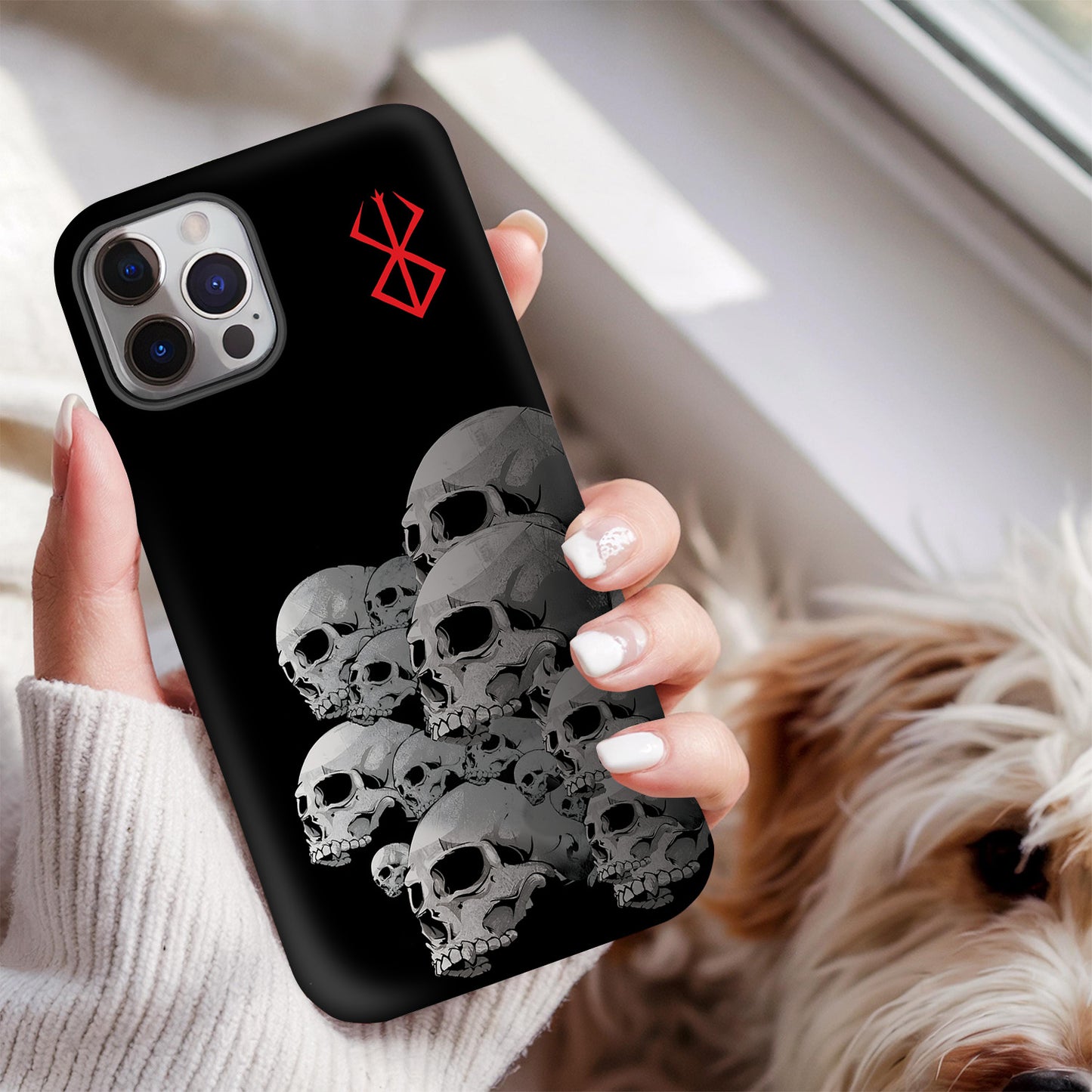Berserk Manga Skull Phone Case – Dark Anime Design ANIME HUB