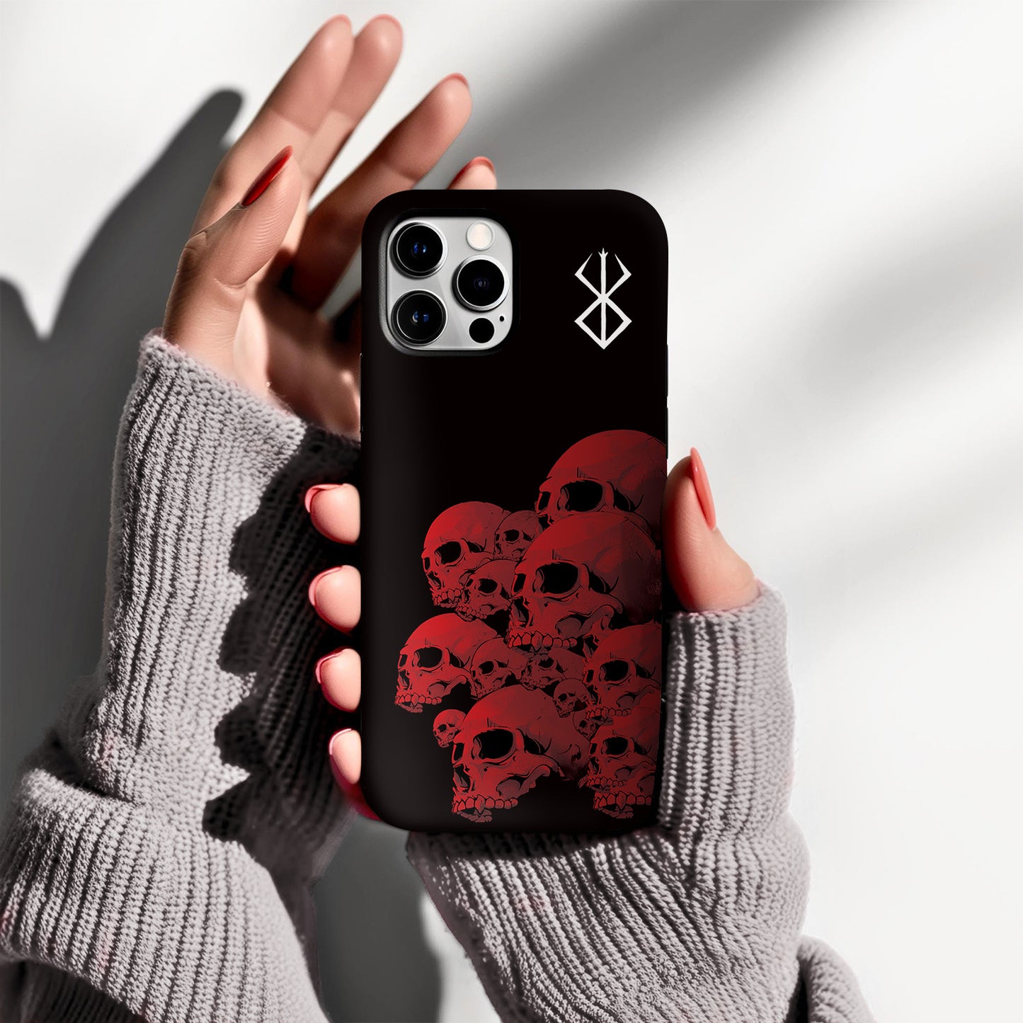 Berserk Manga Skull Phone Case 1 – Dark Anime Design ANIME HUB