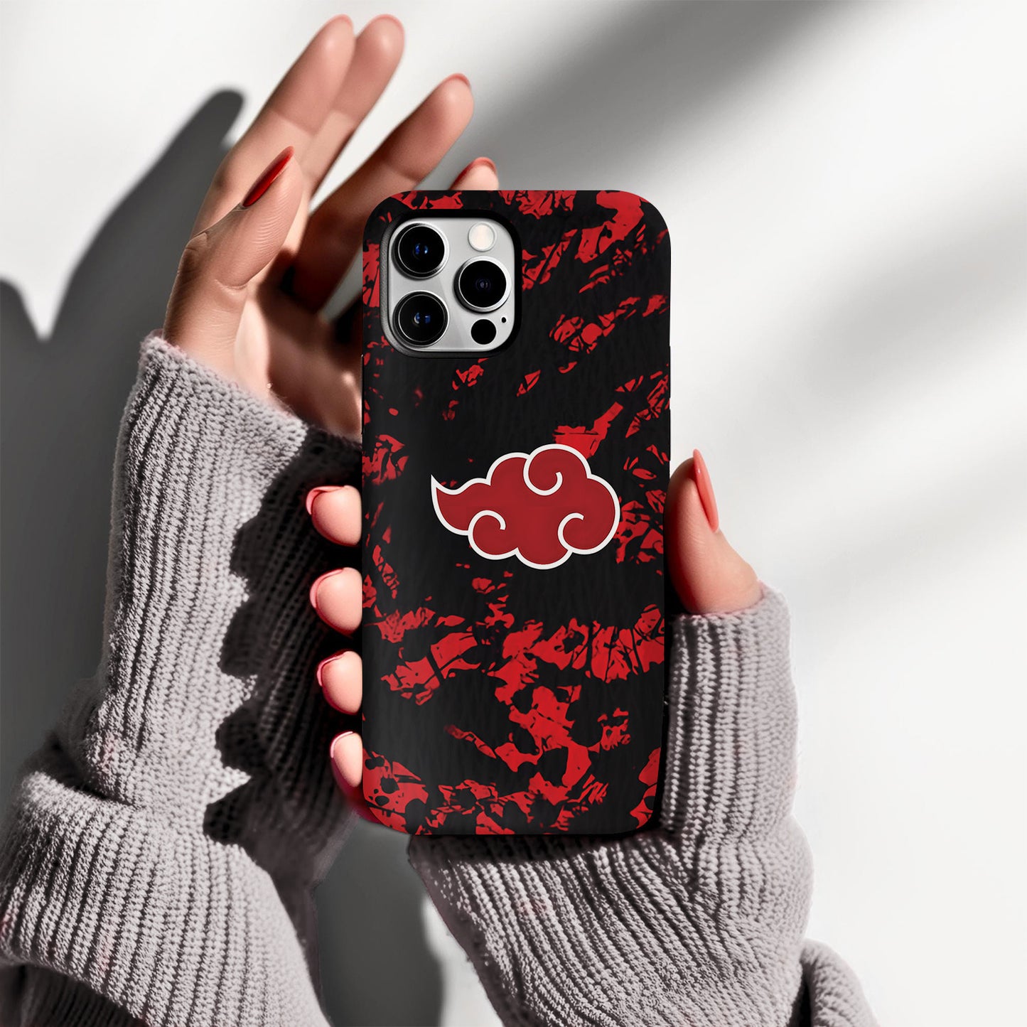 Narutoo 1 – Akatsuki Cloud Anime Phone Case ANIME HUB