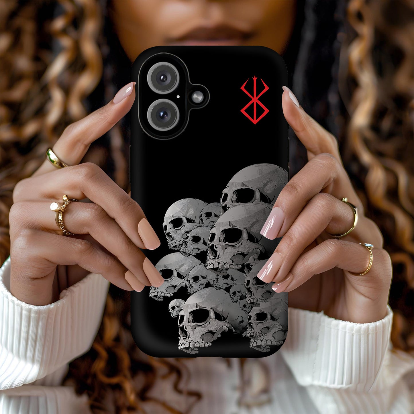 Berserk Manga Skull Phone Case – Dark Anime Design ANIME HUB