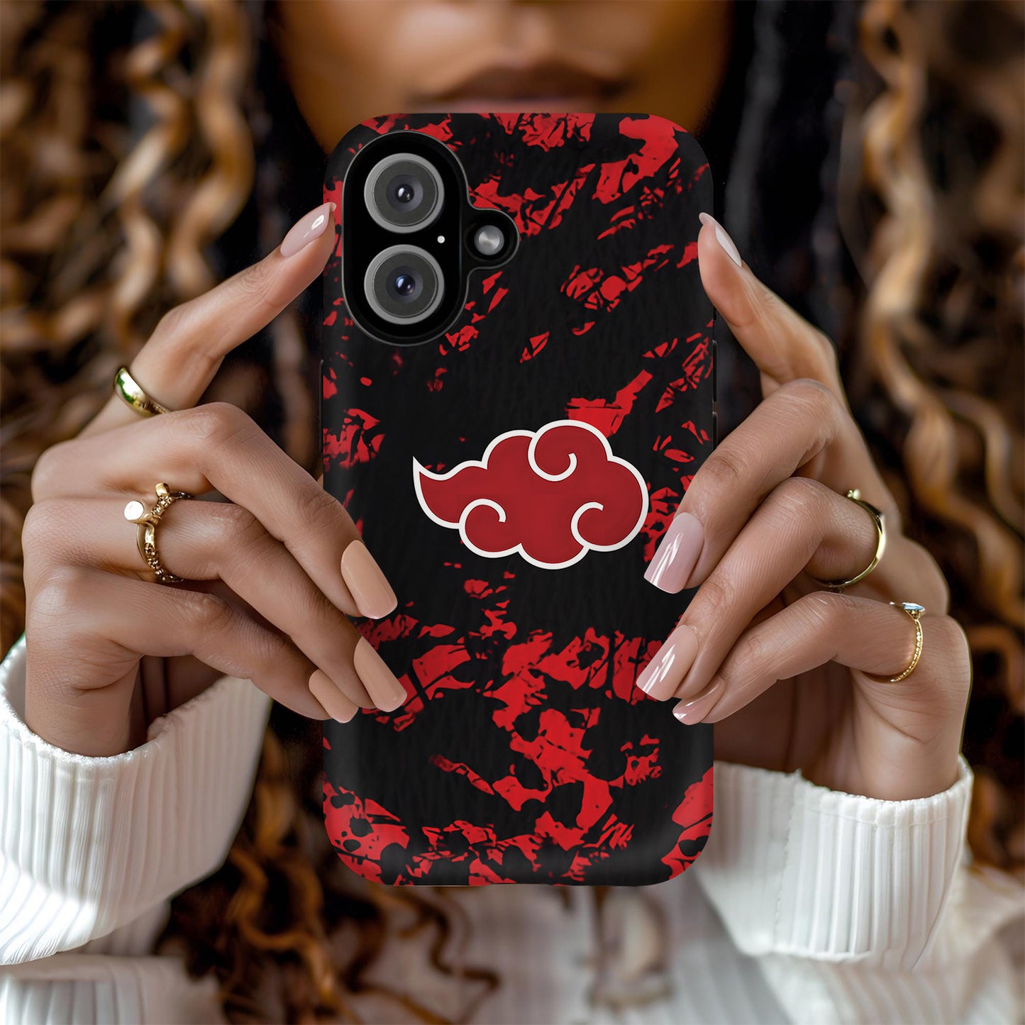 Narutoo 1 – Akatsuki Cloud Anime Phone Case ANIME HUB