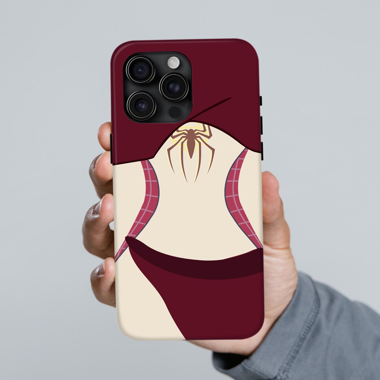 Spider-Gwen Inspired Phone Case 3 – Superhero Costume Design ANIME HUB