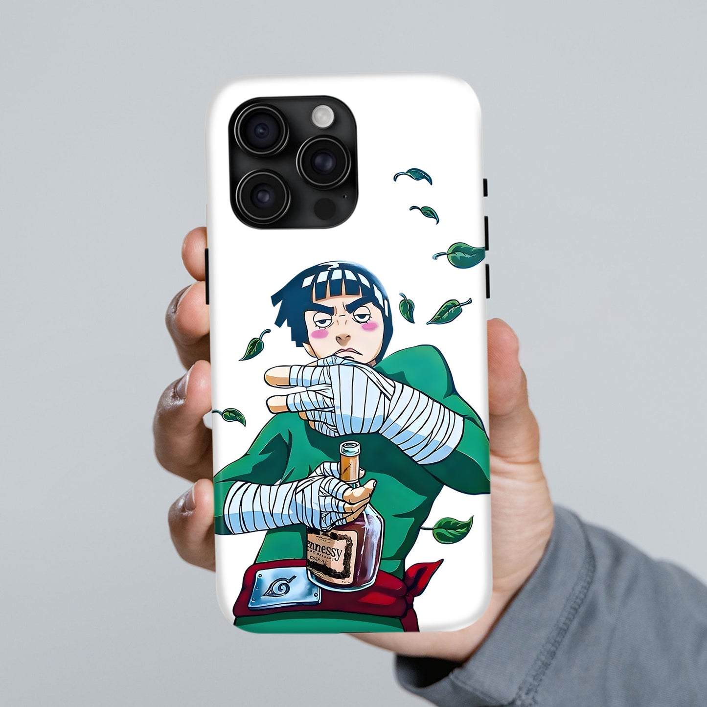 Narutoo – Rock Lee Funny Drinking Phone Case ANIME HUB