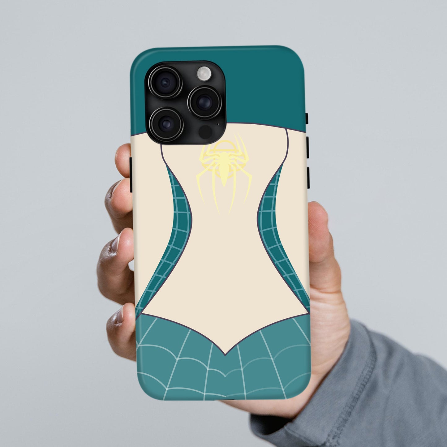 Spider-Gwen Inspired Phone Case 1 – Superhero Costume Design ANIME HUB
