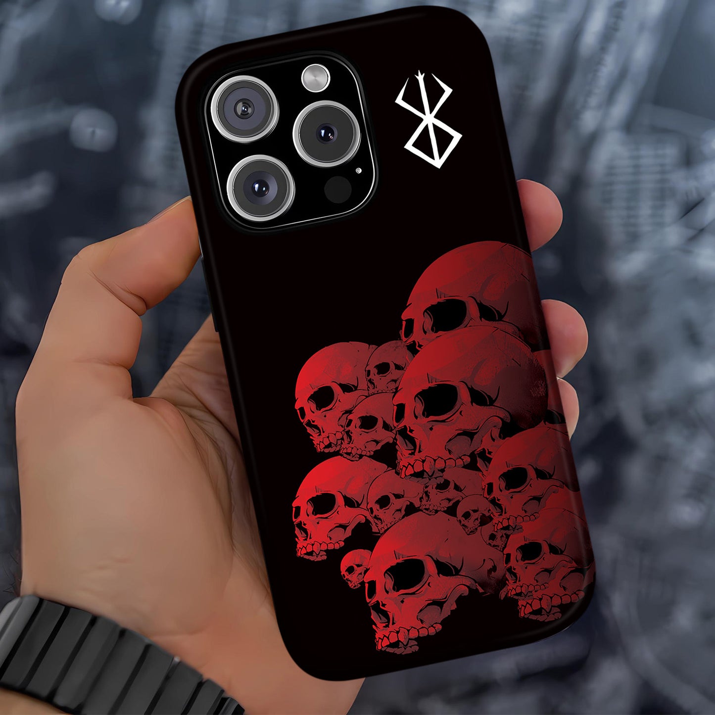 Berrserkk Manga Skull Phone Case 1 – Dark Anime Design ANIME HUB
