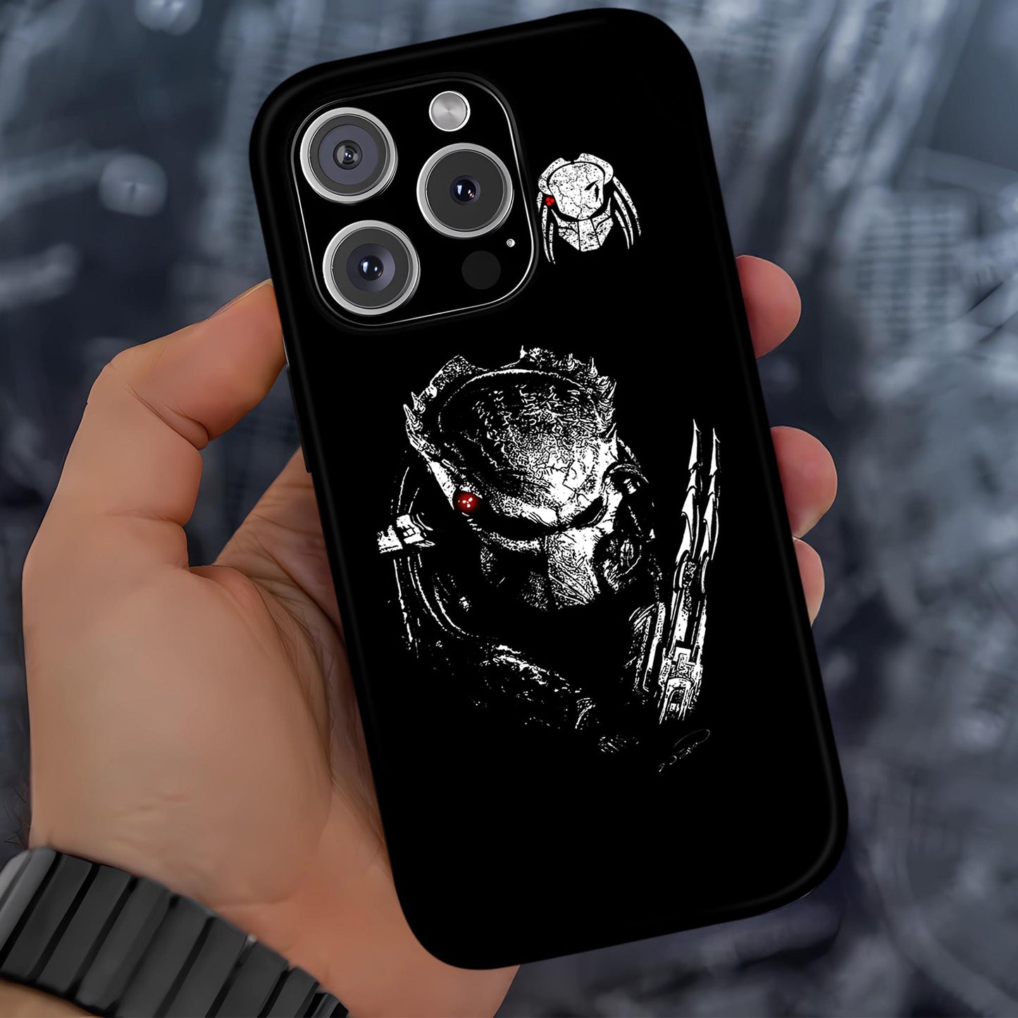 Predatorr iPhone Case – Alien Hunter Sci-Fi Inspired Design ANIME HUB