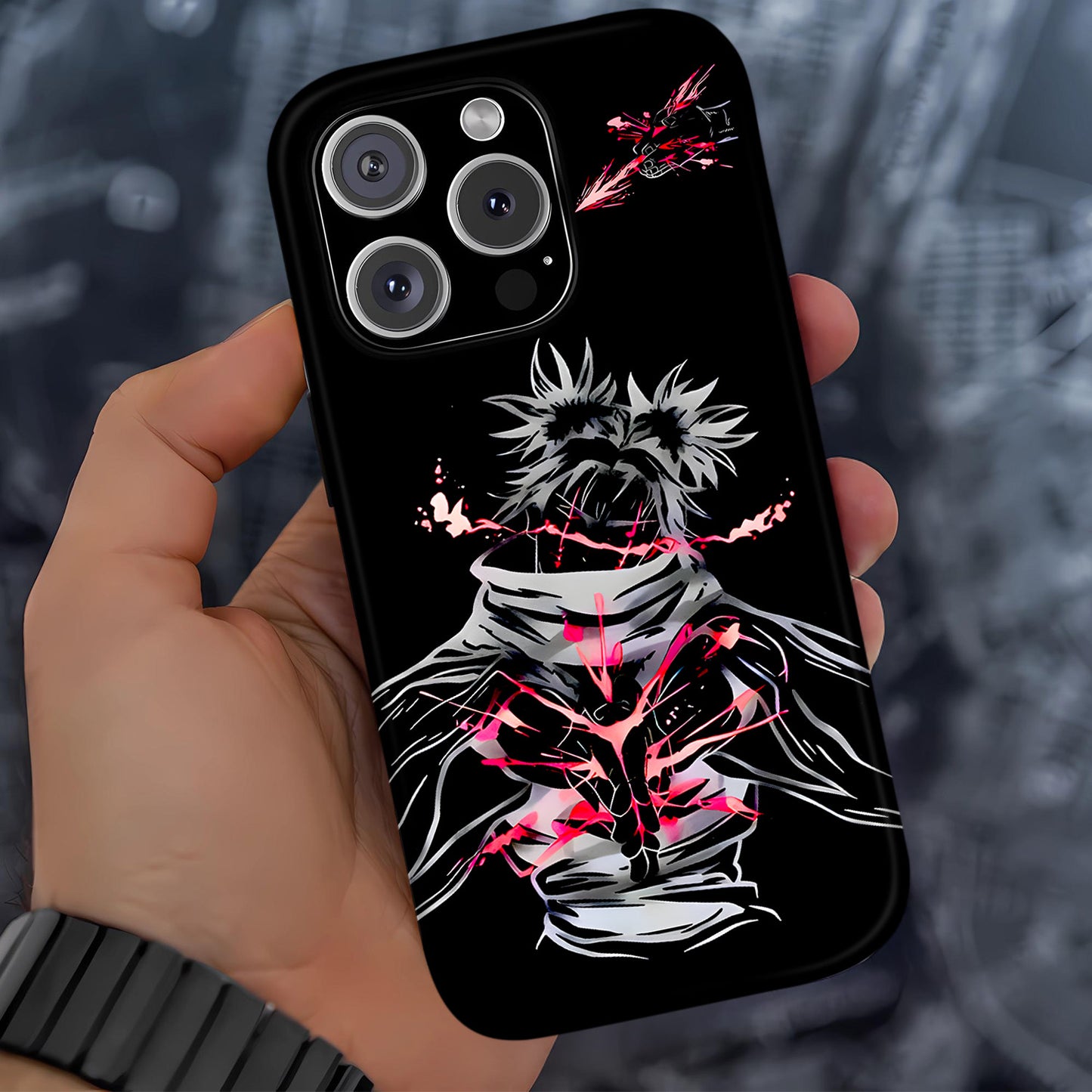 Jujustsuu Kaiisenn – Goojjo Satoruuu Inspired Protective Cover Phone Case ANIME HUB