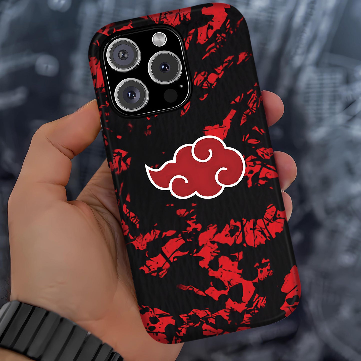 Narutoo 1 – Akatsuki Cloud Anime Phone Case ANIME HUB