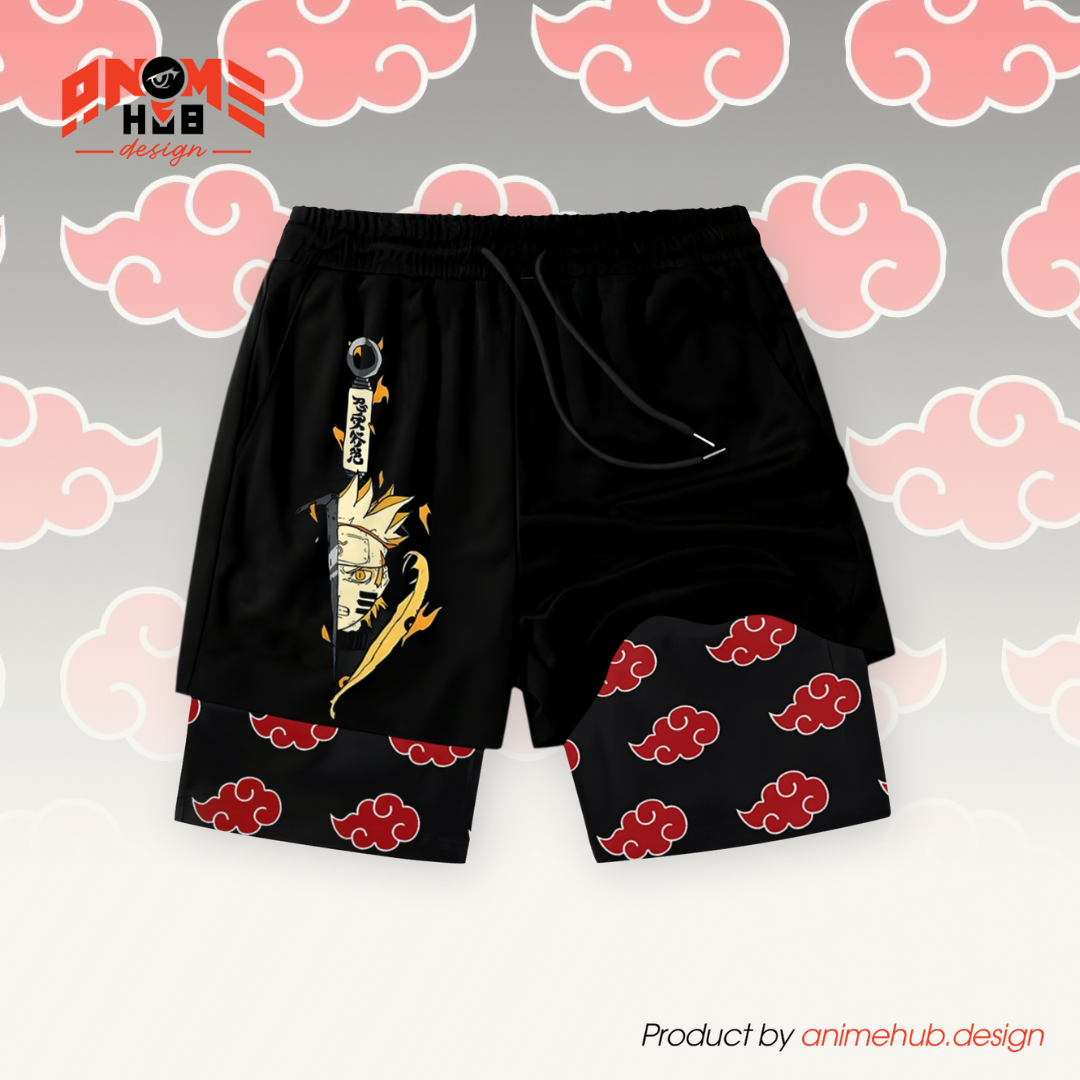 Uzumaki - Pantalones cortos de Narutoo Streetwear ANIME HUB