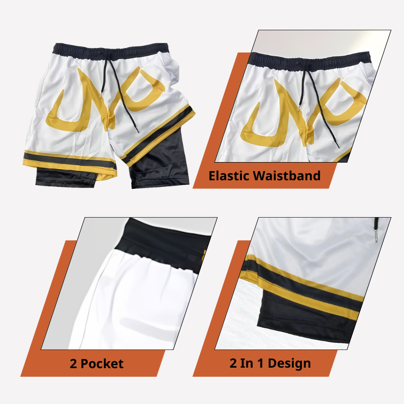 Pantalones cortos de calle de Majin Buu 1 de Dragon Ball ANIME HUB