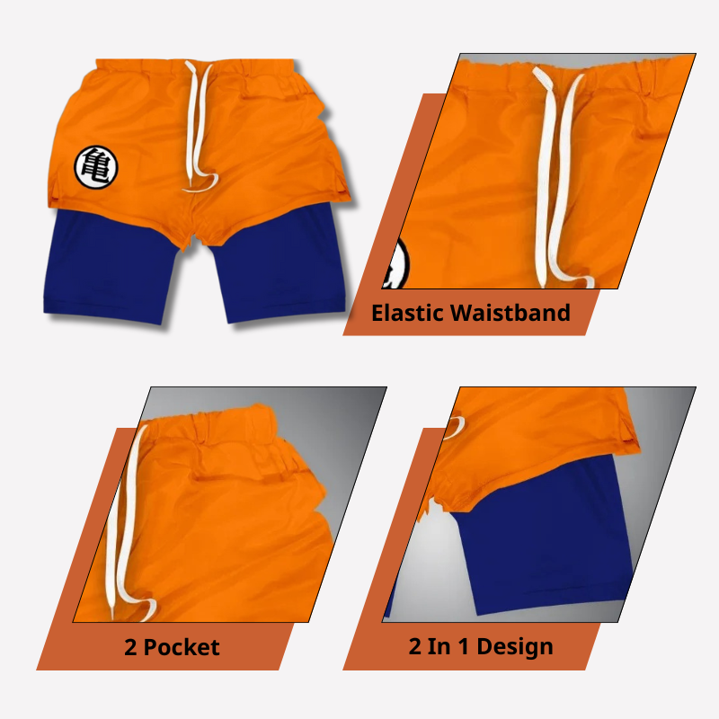 Songoku – Pantalones cortos de Dragon Ball Anime Hub