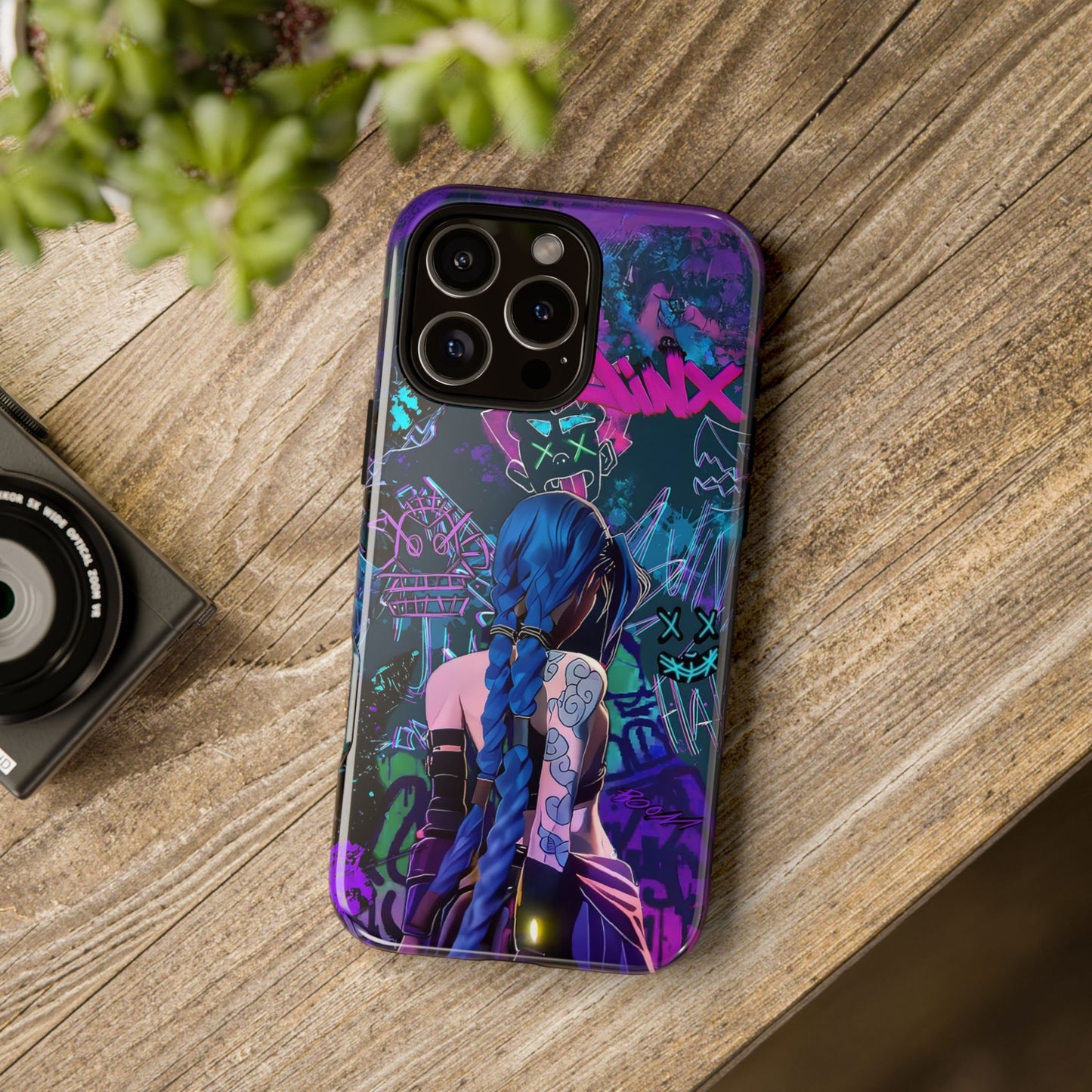 Jinx, Powder Arcane 4 – League of Legends Phone Case ANIME HUB