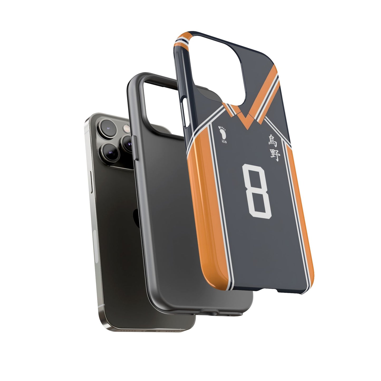 Haikyuu Phone Case – Narita Kazuhito #8 Volleyball Anime Phone Case ANIME HUB