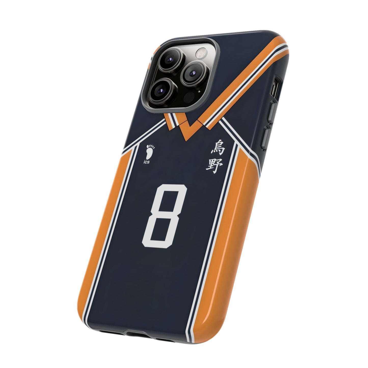 Haikyuu Phone Case – Narita Kazuhito #8 Volleyball Anime Phone Case ANIME HUB