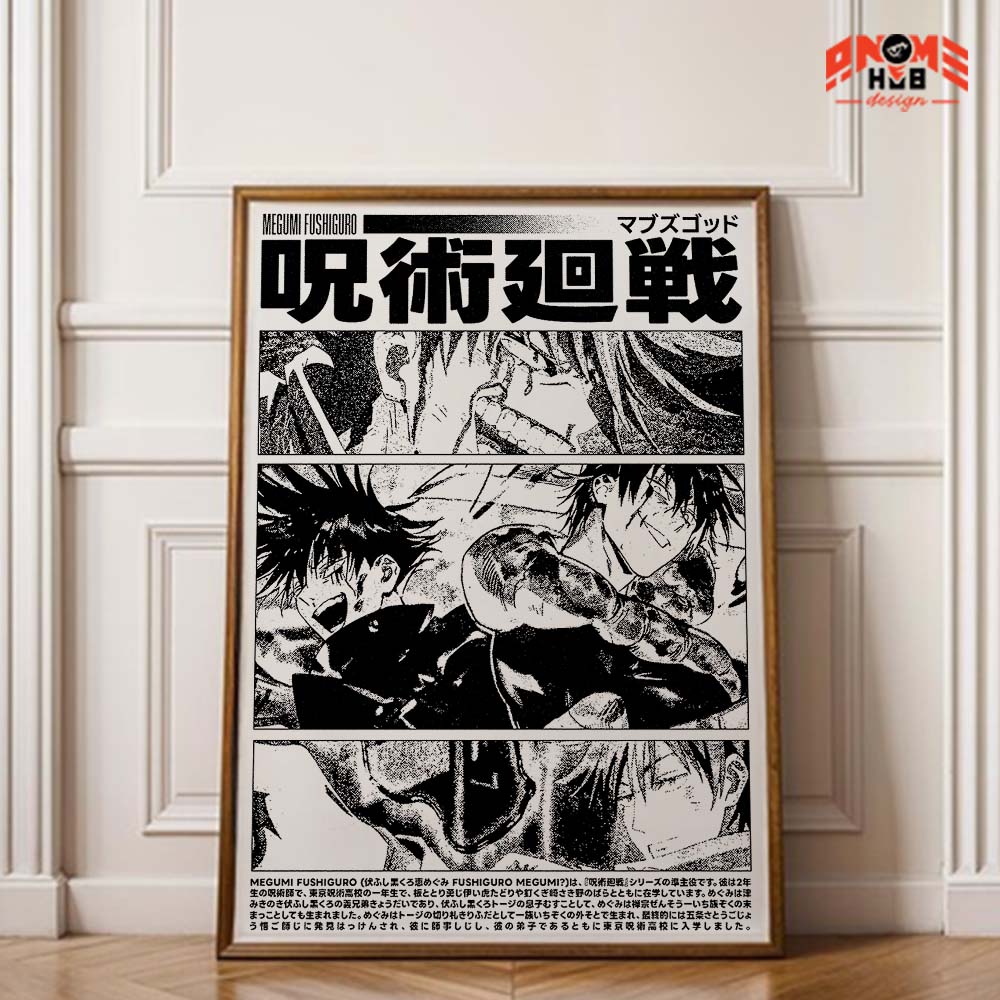 Jujustsuu Kaiisenn 2 Poster/Canvas, Art Anime Wall Print, Wall Decor – Poster/Canvas ANIME HUB