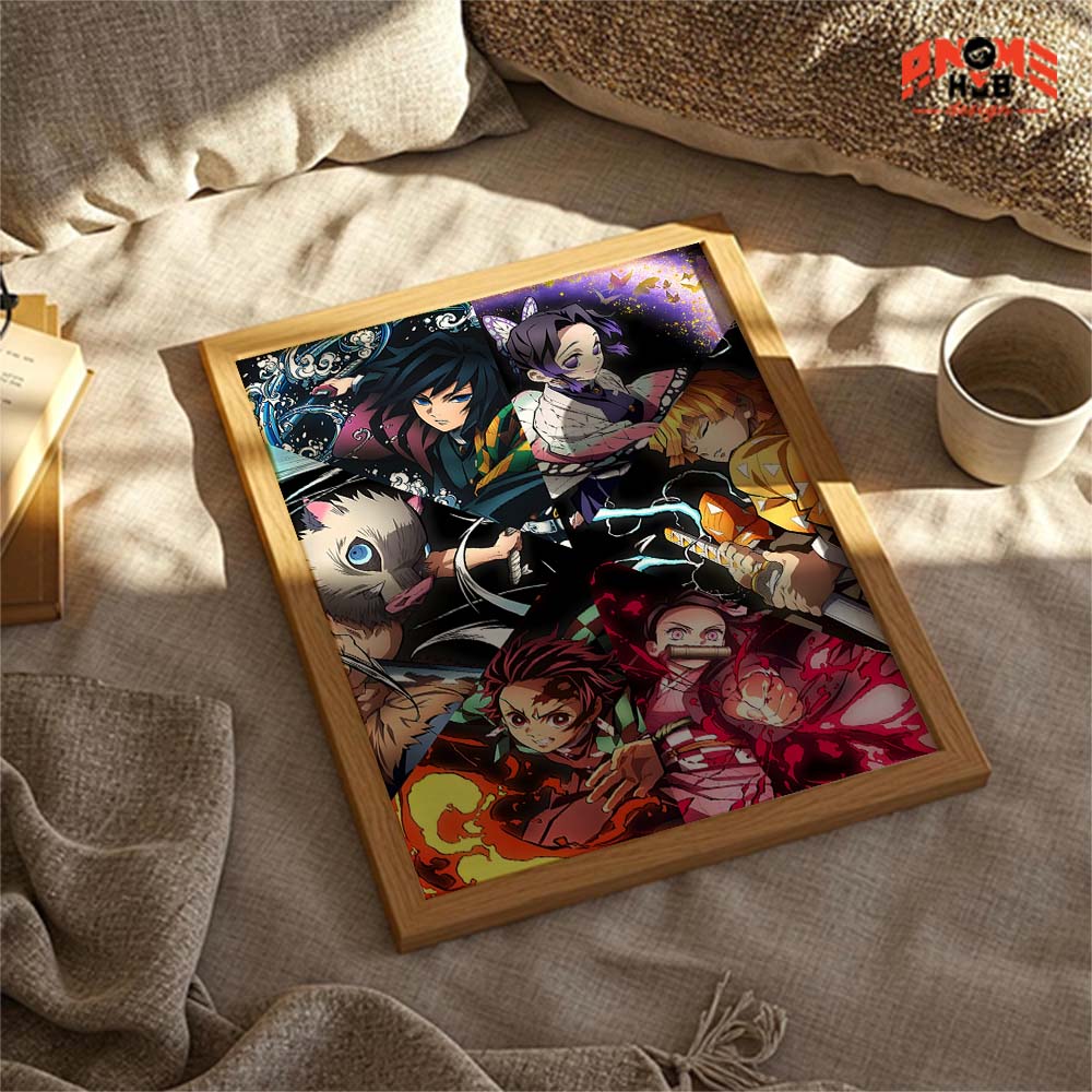 Demoon Slayerr Poster/Canvas, Art Anime Wall Print, Wall Decor – DM Slayer Poster/Canvas ANIME HUB