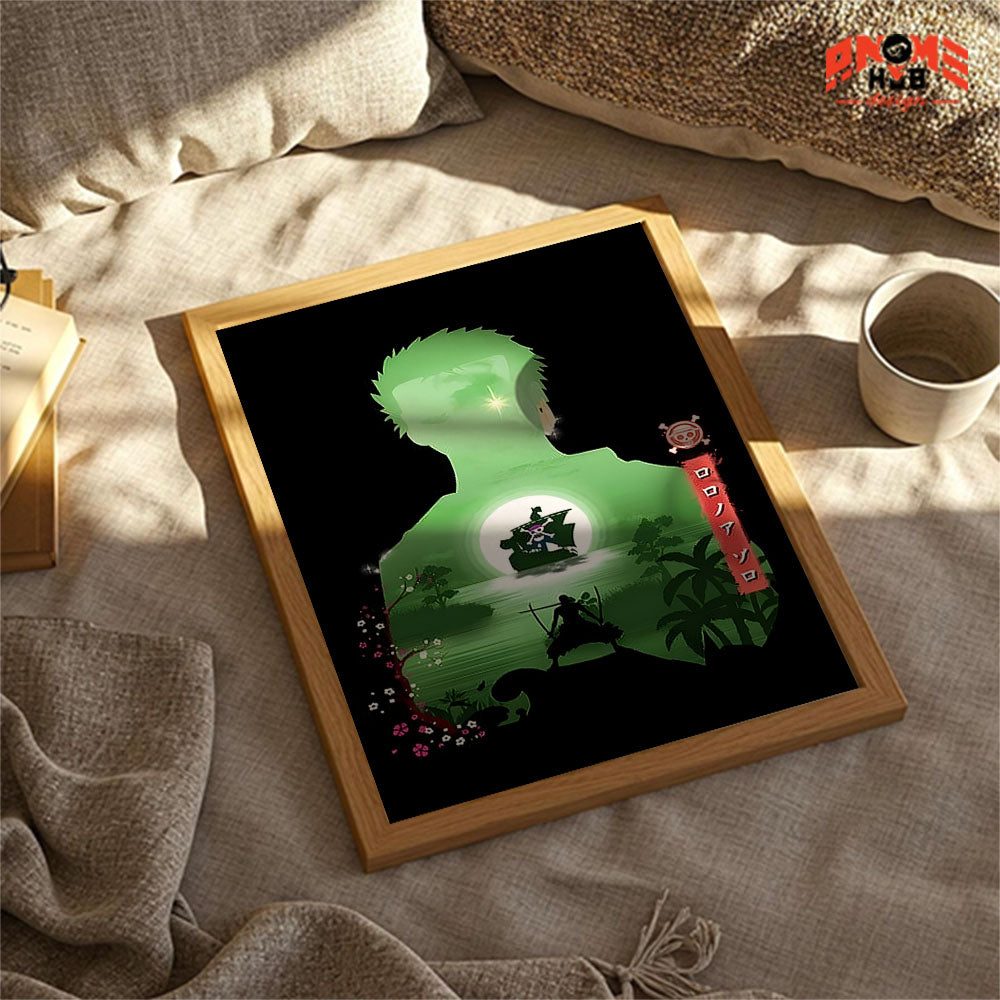 Onee Piecee Poster/Canvas, Art Anime Wall Print, Wall Decor – Rorronnoa Zoorro Poster/Canvas ANIME HUB