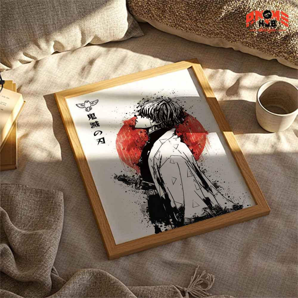 Demoon Slayerr Poster/Canvas, Art Anime Wall Print, Wall Decor – Aggattsuuma Zeenittsu Poster/Canvas ANIME HUB