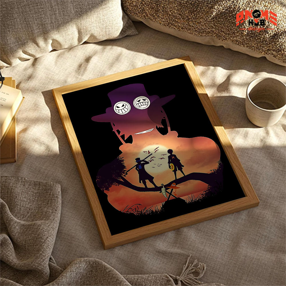 Onee Piecee Poster/Canvas, Art Anime Wall Print, Wall Decor – Portggas D. Acee Poster/Canvas ANIME HUB