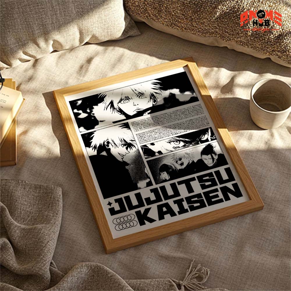 Jujustsuu Kaiisenn 1 Poster/Canvas, Art Anime Wall Print, Wall Decor – Poster/Canvas ANIME HUB