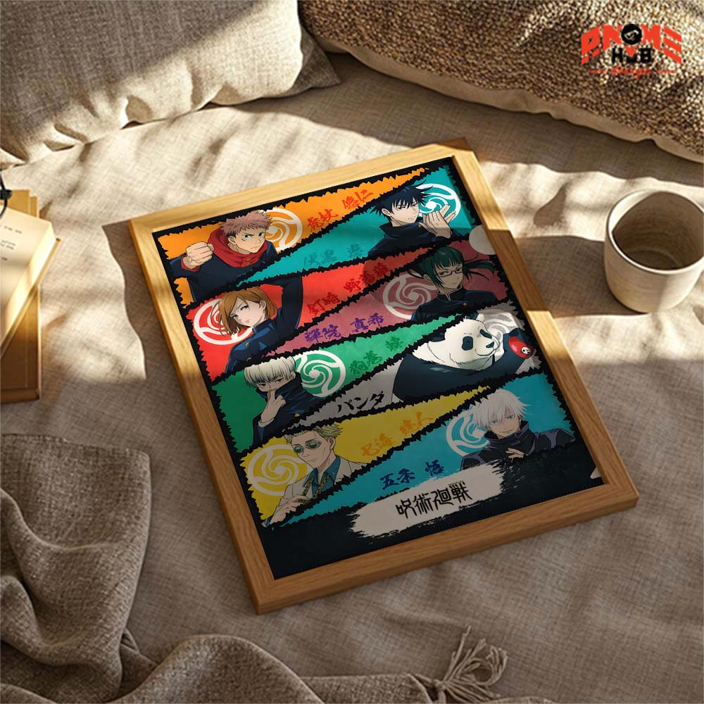 Jujustsuu Kaiisenn 9 Poster/Canvas, Art Anime Wall Print, Wall Decor – Poster/Canvas ANIME HUB
