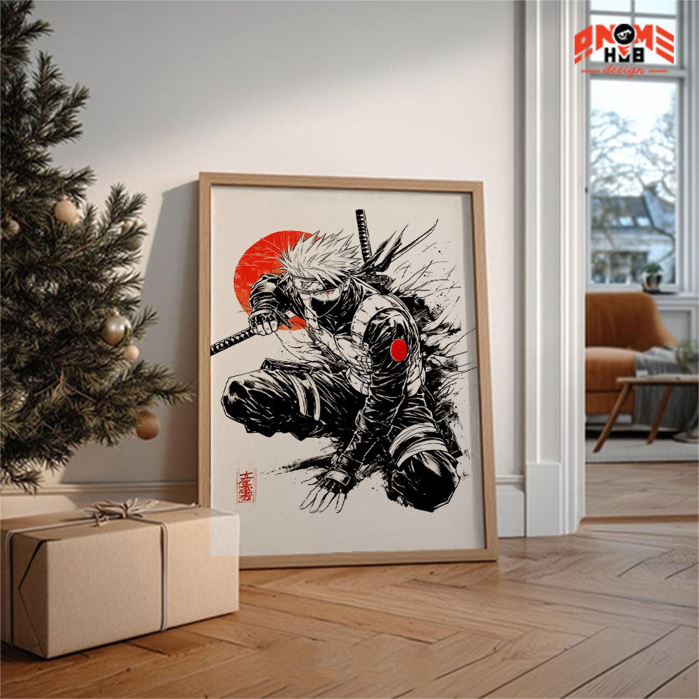 Narrutoo Poster/Canvas, Art Anime Wall Print, Wall Decor – Hattakee Kakaasshi Poster/Canvas ANIME HUB