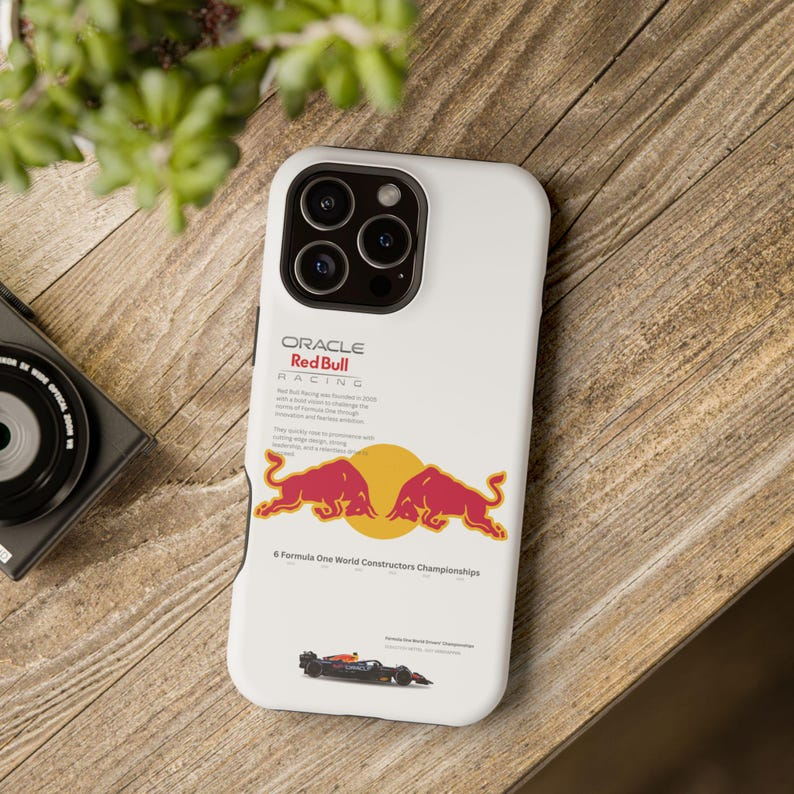 F1 Red Bull Racing iPhone Case, Protective Phone Cover, Motorsport Fan Gift