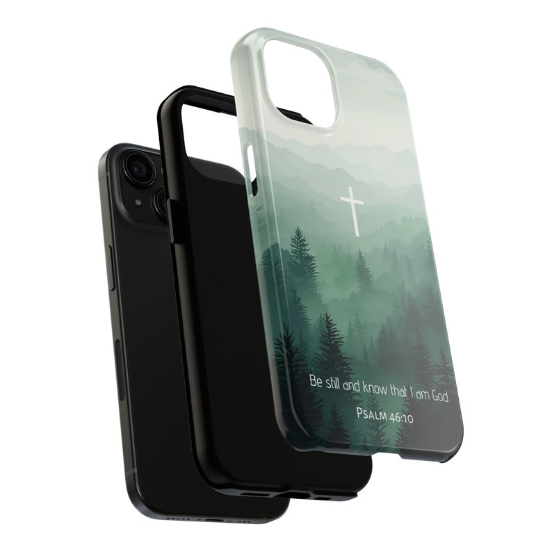 Be Still And Know Psalm 46:10 Christian iPhone Case, Faith iPhone Case, Catholic IPhone Case