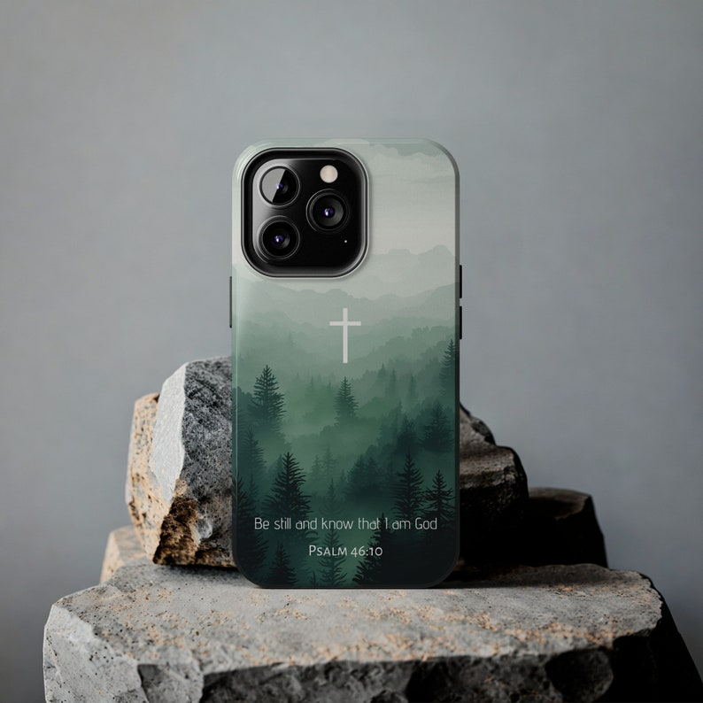 Be Still And Know Psalm 46:10 Christian iPhone Case, Faith iPhone Case, Catholic IPhone Case