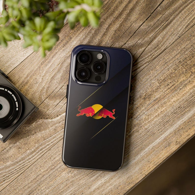 Red Bull F1 Team Tough Phone Case, Protective Phone Cover, Motorsport Fan Gift, Racing Enthusiast Accessory, Formula 1 Phone Shell